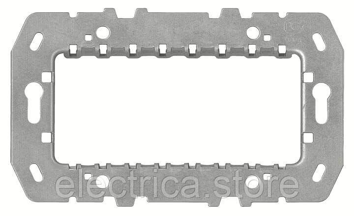 N2474.9 Супорт сталевий італ. стандарт без лапок Zenit 4 модуля 2CLA247490N1001, фото 1