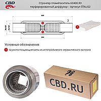 Стронгер 60/400.90 з перфорованим дифузором. [CBD] (STAL122)