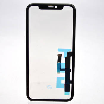 Тачскрін (Сенсор) з рамкою iPhone 11 (без мікросхеми) з ОСА Black Original
