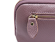 Шкіряний гаманець косметичка з ремінцем на руку А03-КТ-10218 Фіолетовий, фото 6