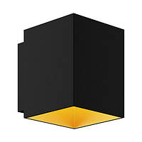 Настенный светильник Zuma Line SOLA WL SQUARE BLACK-GOLD 91063