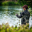 Чоловічий лонгслів Korda Kool Quick Dry Long Sleeve Zip Neck Kamo, фото 5