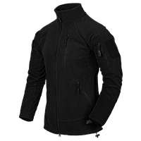 Толстовка тактическая флисовая Helikon-Tex ALPHA TACTICAL GRID FLEECE Black