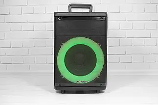 Портативна акустична система Goldteller GT-6010 30W/ з лід підсвічуванням динаміка, фото 5