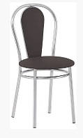 Обеденный кухонный стул Флорино Florino chrome V-4 черный Новый Стиль (заказ кратно 4шт.)