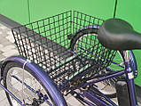 Вантажний Електровелосипед 500W City line триколісний з кошиком 54v 18ah, фото 7