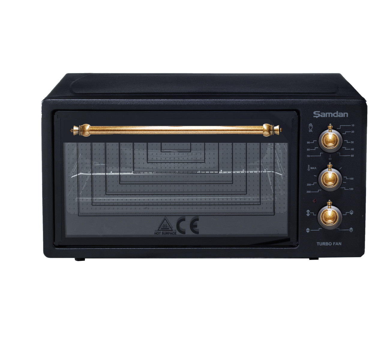 Піч електрична Samdan 2005 Black Rustic 48 л