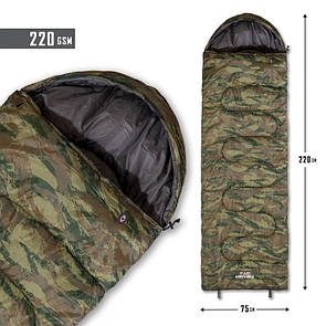 Спальник Tac Maven SENTINEL SLEEPING BAG 220GR/M² D19001 Greek Lizard