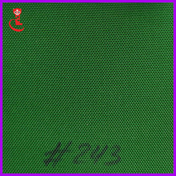 Тканина оксфорд pu 600Д ПУ (243) зелений