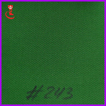 Тканина оксфорд pu 600Д ПУ (243) зелений