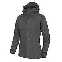 Толстовка женская флисовая тактическая Helikon-Tex CUMULUS HEAVY FLEECE Shadow Grey