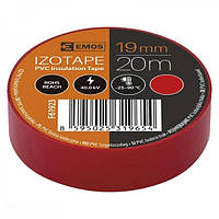 Изолента EMOS PVC 19/20 RED