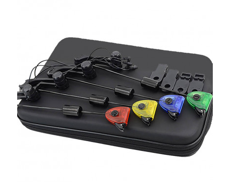 Набір свінгерів World4Carp SW20-4 на чорній штанзі, фото 1