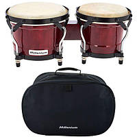 Millenium HB 202HWR Bongo Set + Gig Bag