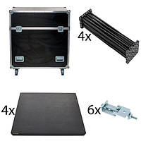 Stairville iX Stage 4x 1x1 40cm w. Case