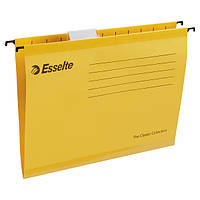 Папка А4 подвесная для картотеки ESSELTE желтый (90314)