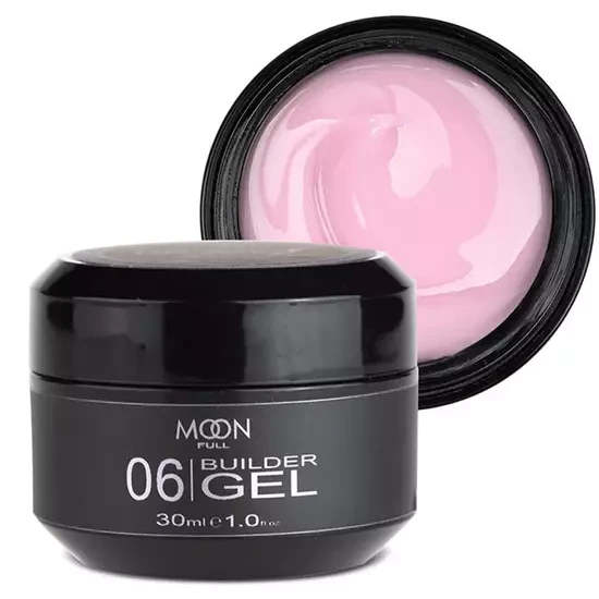 Моделюючий гель Moon Full Builder Gel 06, бежевий, 30 мл