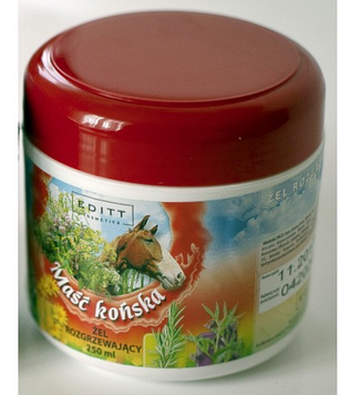 Мазь кінська зігріваюча 250 мл Editt Pol