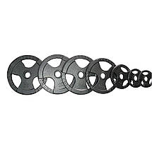 Набір млинців з хватами для важкої атлетики комплект млинців із хватами для грифа Newt Gym Set 14 шт. (31 мм.), фото 2