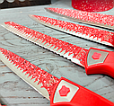 Набір кухонних ножів 7 предметів German Family GF-S22/Куховані ножі в підставці, фото 6