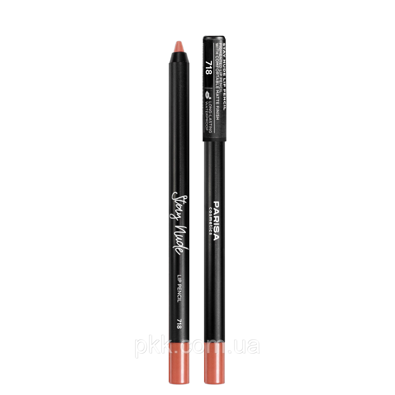 Олівець для губ Parisa Cosmetics гелевий № 718 Коричнево-персиковий