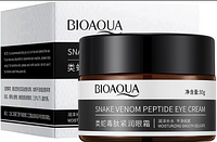 Крем для шкіри навколо очей BIOAQUA 30г Snake Venom Peptide з пептидом зміїної отрути