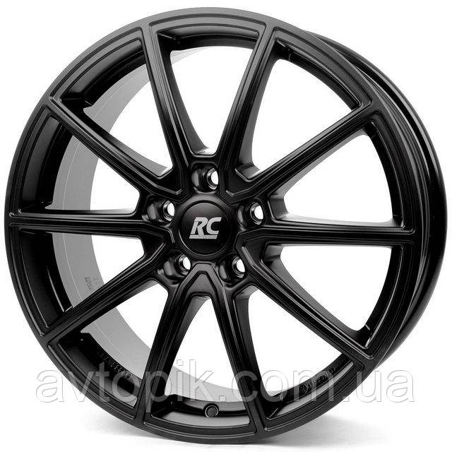 Литые диски RC Design RC-32 R18 W7.5 PCD5x110 ET37 DIA65.1 (black) - фото 1 - id-p1795795140