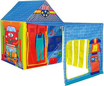 Дитячий намет Будиночок Iplay Мій гараж (M 5685) різнобарвний 2 входи з верандою