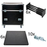 Stairville iX Stage 6x 1x1 20cm w. Case