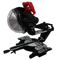 Пила торцювальна GTM HM1245 1800Вт, 305*30мм, 3800об/хв, з протяжним механізмом і лазером, фото 3