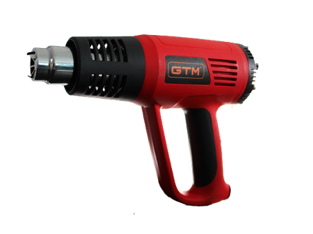 Термоповітродувка GTM HG2000E, 2000Вт, 80-600С, 300/500л/хв, фото 1
