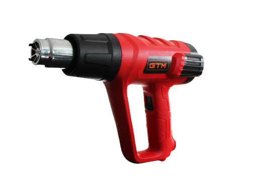 Термоповітродувка GTM HG2000EM, 2000Вт, 80-600С, 300/500л/хв, LCD-дисплей