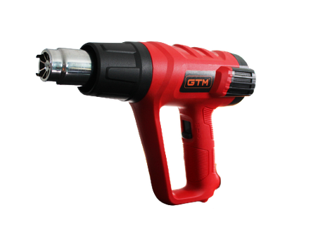 Термоповітродувка GTM HG2000EM, 2000Вт, 80-600С, 300/500л/хв, LCD-дисплей, фото 1