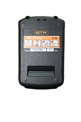 Акумуляторна батарея GTM B18V/4Аh Li-Ion, 18В, 4А*год, фото 2