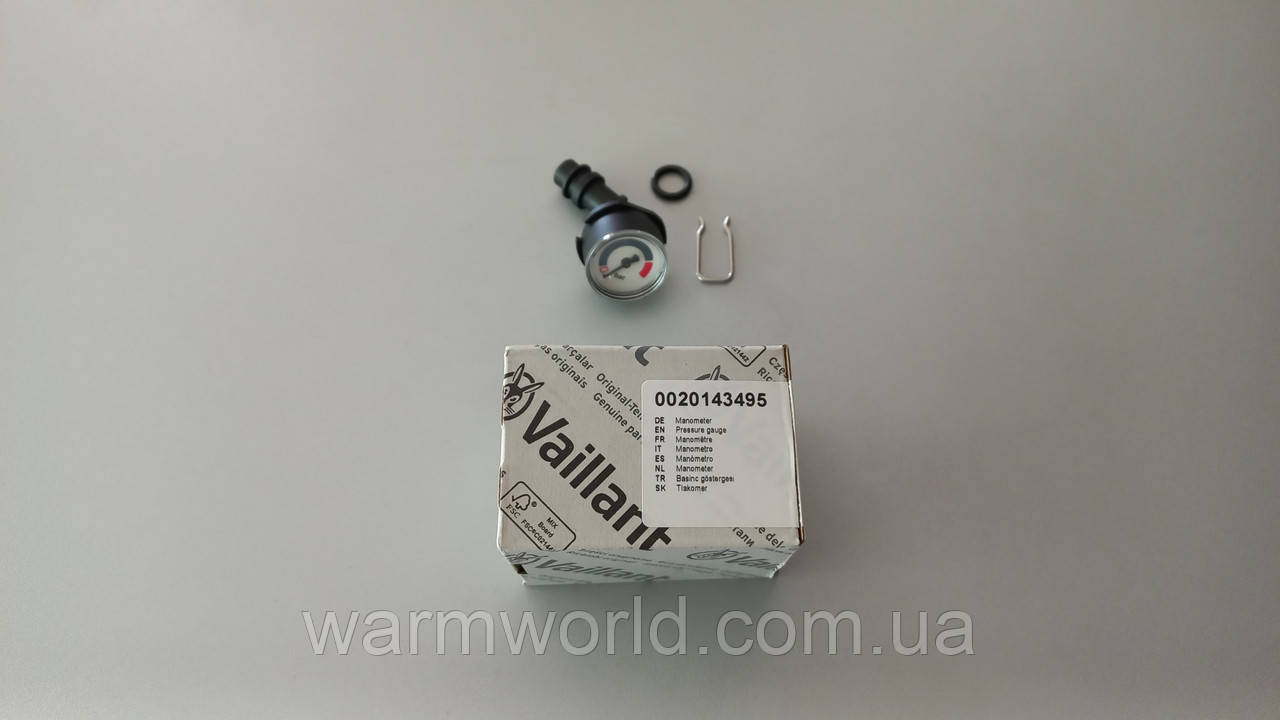 0020143495 Манометр ecoTEC plus 806, 1006, 1206/5-5 Vaillant