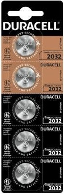 Батарейки-таблетки Duracell CR2032 / 3V блістер 5 шт., фото 1