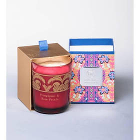 WD-06/2 Свічка аром. "Франжіпан і пелюстки троянд" в под. кор.