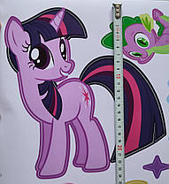 Наклейка в дитячу MY LITTLE PONY "мий маленький поні" 104 см*59 см (лист 50*70 см) поняшки: діти в захваті!, фото 3