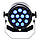 Fun Generation LED Pot 12x1W QCL RGB WW 40°, фото 4