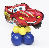 Фольгована куля фігура тачка на стійці з повітряних куль