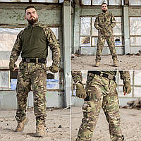 Тактичний костюм 3 в 1 PATRIOT Basic (тактична сорочка Ubacs(Убакс)+кітель+штани) мультикам Tactic GRIFON