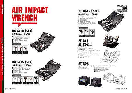 Пневмогайкокрут Mighty Seven NC-0615M0 3/4" 1153 Нм 4500об/хв з набором головок 26-38мм, фото 2