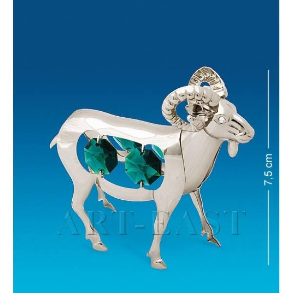 AR- 111/2 Фігурка Символ року "Баранчик" посріблений. з цв.кр. (Юніон), фото 1