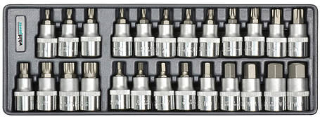 Набір головок зі вставкою Hex, Torx, Spline 1/2" Whirlpower AN-SK53, фото 1