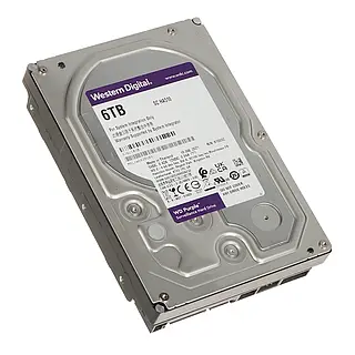 HDD 6TB жесткий диск для видеонаблюдения WD Purple WD64PURZ HDD