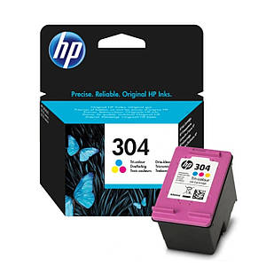 Картридж HP 304 Color Original Ink (N9K05AE) Оригінальний, струменевий, триколірний, 100 стор.