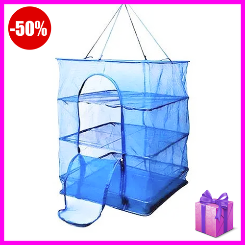 Сетка для сушки фруктов, ягод и овощей трех ярусная, Сушилка для рыбы и ...