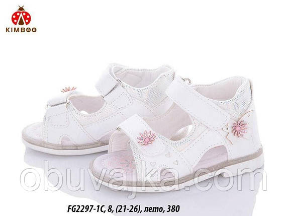 Літнє взуття оптом Босоніжки для дівчинки від виробника Kimboo (рр 21-26), фото 2