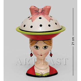 CMS-50/1 Блюдо на ніжці з кришкою "Дама" (Pavone)