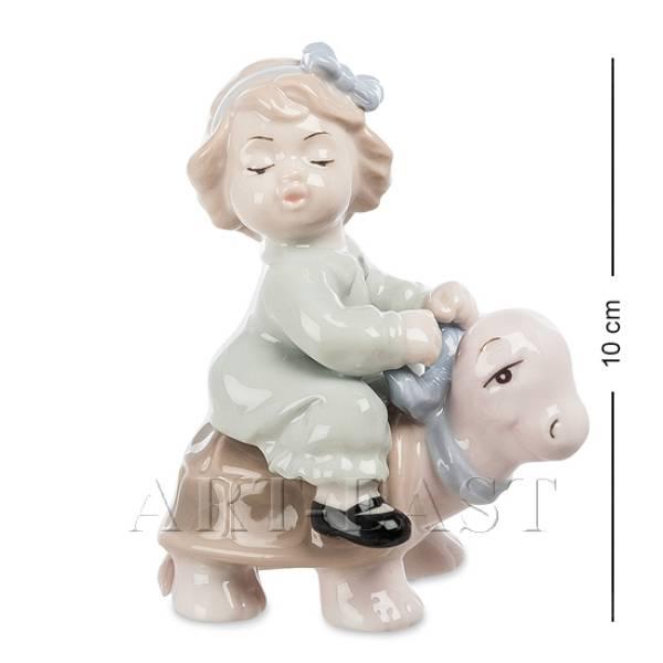 JP-36/22 Фігурка "Дівчинка верхом на черепасі" (Pavone), фото 1